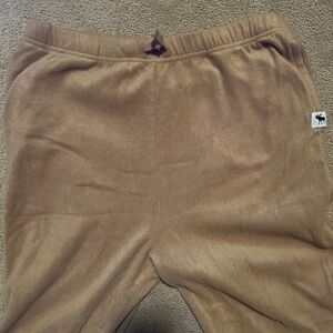 Brown fleece Abercrombie kids sweatpants